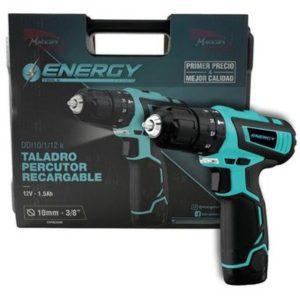 TALADRO PERCUTOR RECARGABLE INALAMBRICO ENERGY 12V DDI/10/1/12K