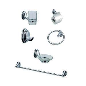 SET ACCESORIOS BAÑO 6 PIEZAS COLOMBA TAUMM