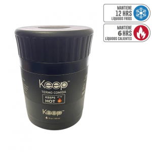 TERMO COMIDA KEEP 450 ML NEGRO