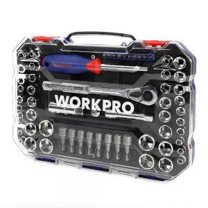 JUEGO DE DADOS 1/4 3/8 63 PCS WORKPRO W003070