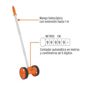 ODOMETRO CON RUEDA TRUPER DOBLE 4″ COD 15380