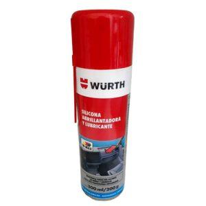 SILICONA SPRAY ABRILLANTADORA Y LUBRICANTE WURTH 300 ML